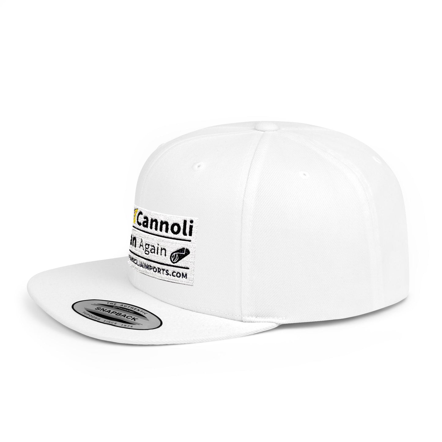 Make Cannoli Sicilian Again, Flat Bill Snapback