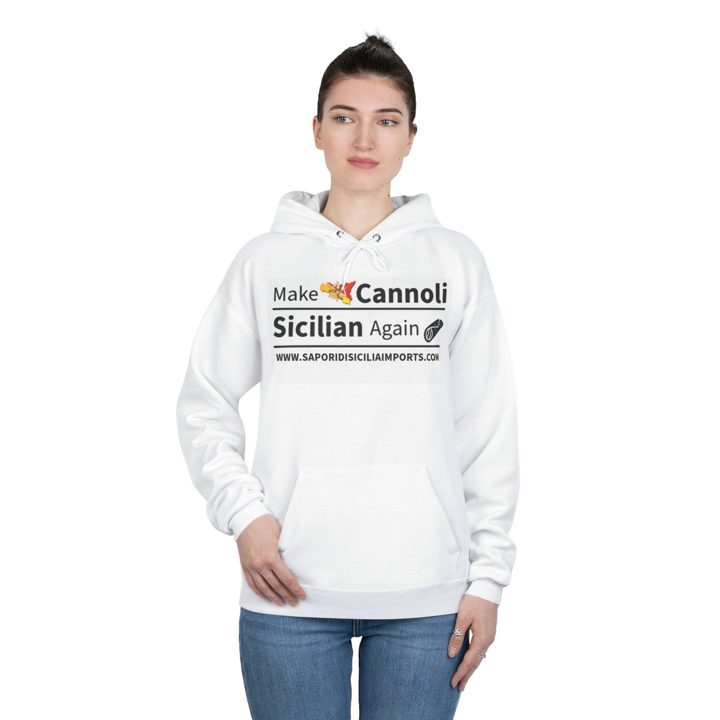 Make Cannoli Sicilian Again Unisex EcoSmart® Pullover Hoodie Sweatshirt