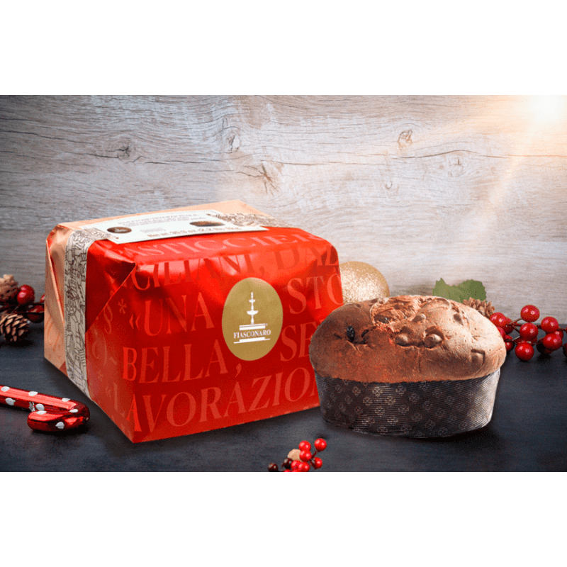Fiasconaro Classic Italian Panettone Christmas Cake, 2.2 lbs