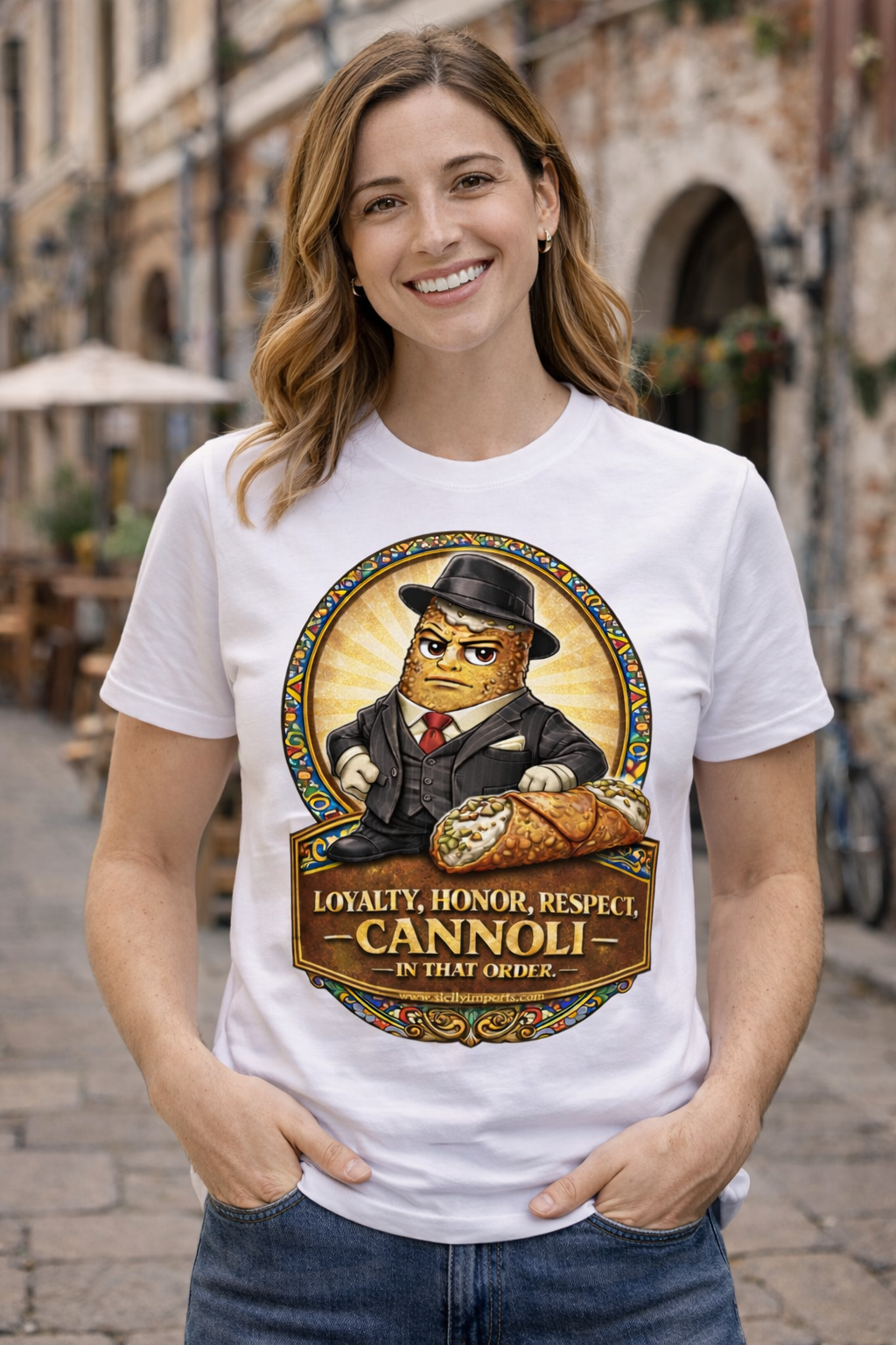 "Loyalty, Honor, Respect, Cannoli In That Order" T-Shirt
