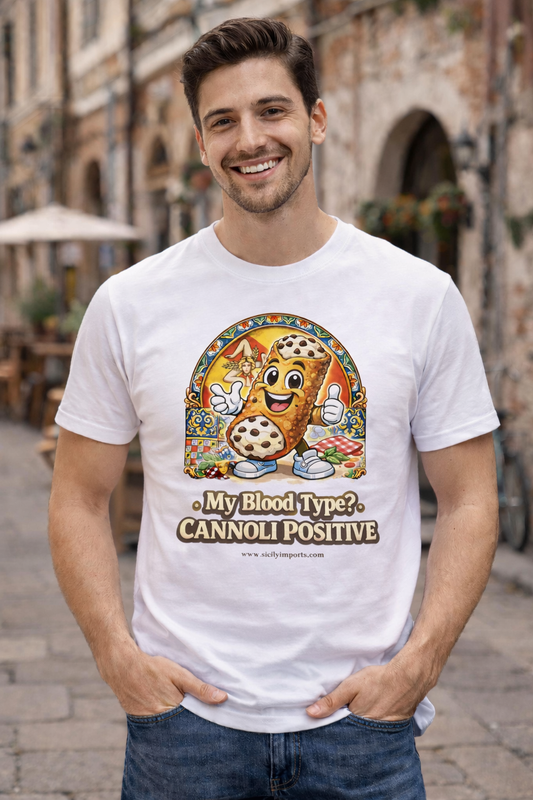 "My Blood Type? Cannoli Positive " T-Shirt