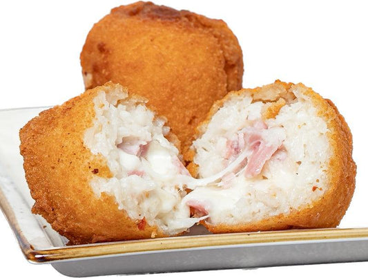 Sicilian Arancine Al Burro "Ham & Cheese Riceballs" 4-7oz ( ready to cook) Made in Sicily