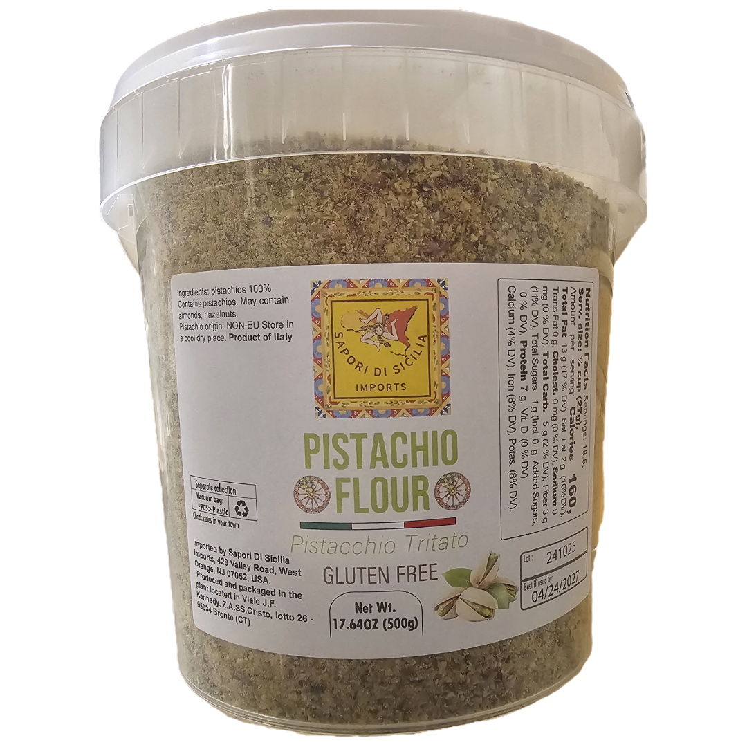 Sapori Di Sicilia Imports Granulated Pistachio Flour 500gr 1.1 lb