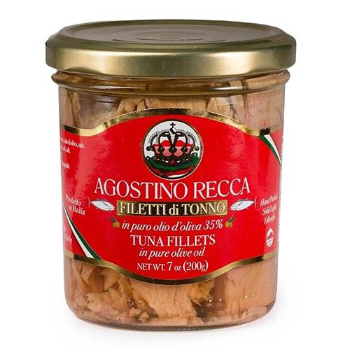 Agostino Recca Sicilian Tuna in Olive Oil, 7 oz