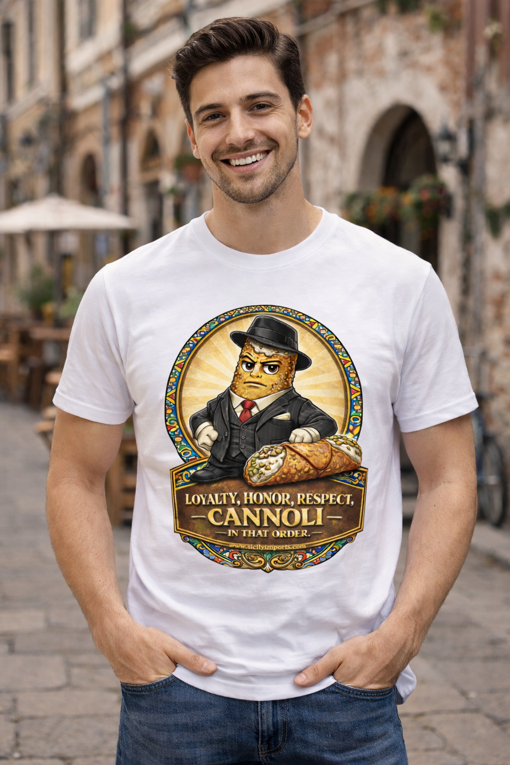 "Loyalty, Honor, Respect, Cannoli In That Order" T-Shirt