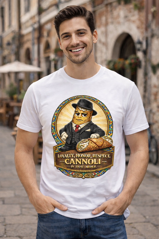 "Loyalty, Honor, Respect, Cannoli In That Order" T-Shirt