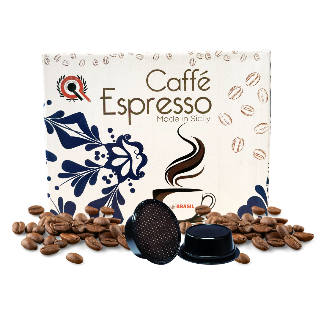 Caffè Brasil Sicilian Espresso coffee capsules for Lavazza A Modo Mio 100 pcs