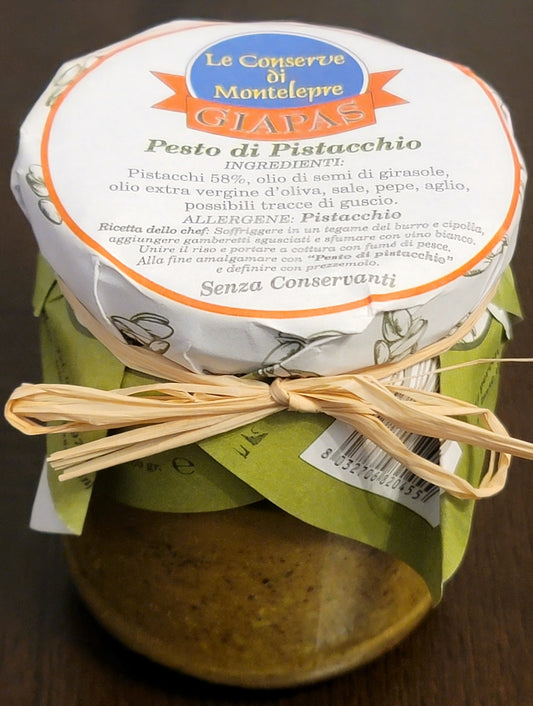 Giapas Le Conserve Di Montelepre Sicilian Pistacchio Pesto