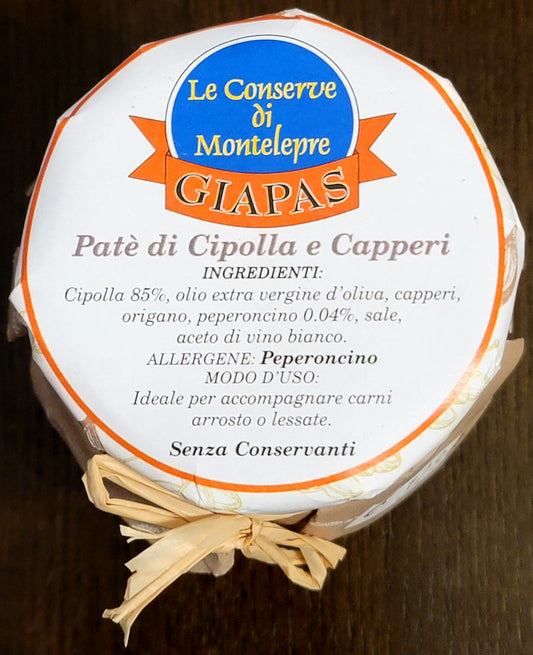 Giapas Le Conserve Di Montelepre Onion & Caper Paté