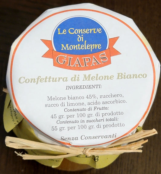 Giapas Le Conserve Di Montelepre Sicilian White Melon Jam
