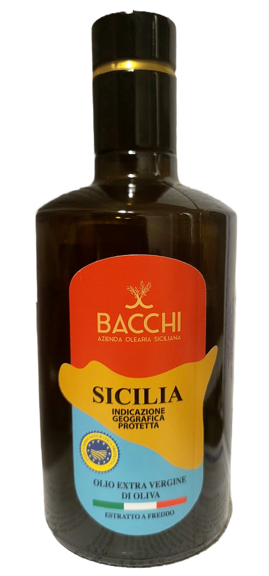 Bacchi I.G.P. Sicilia Extra Virgin Olive Oil  500ml