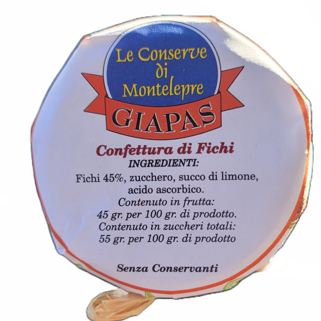 Le Conserve Di Montelepre Giapas Sicilian Fig Jam "Confettura di Fichi"